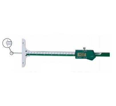 Buy Insize 200 mm Digital Depth Gauge Round Depth Type 1148-200 from Industrybuying.com