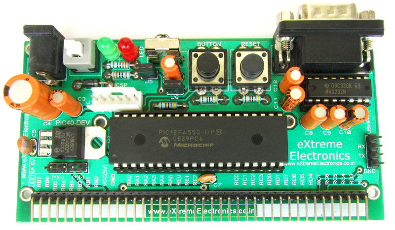 Buy Extreme Electronics PIC Development Board for 40 PIN MCUs from Industrybuying.com