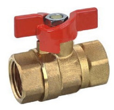 Buy Techno 1/4" Brass Butterfly Brass Valve from Industrybuying.com