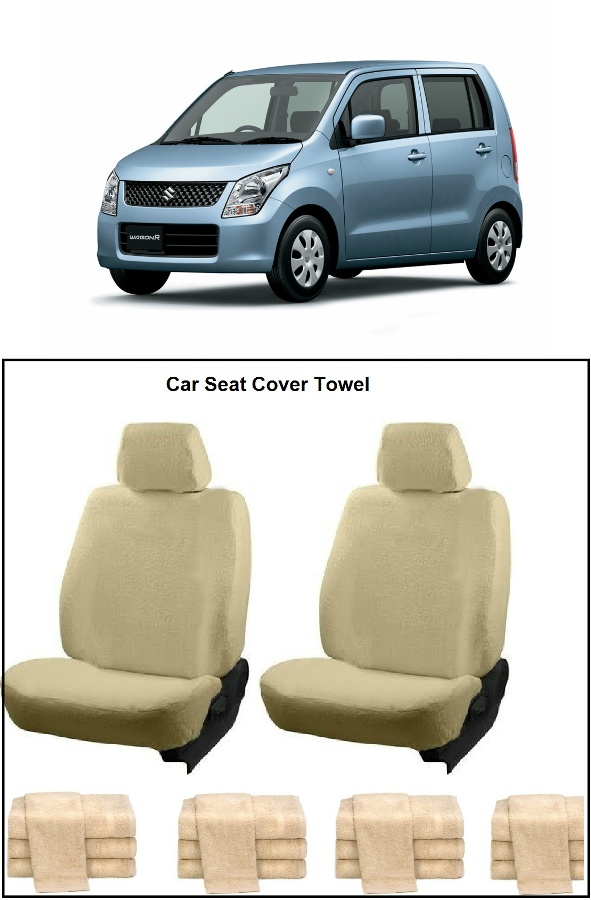 Buy Oscar Maruti Suzuki WagonR Car Seat Cover Beige AUTSN4232 Online