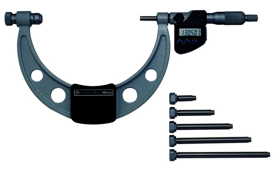 Buy Mitutoyo 0150 mm Digimatic Micrometer 340251 Online in India at