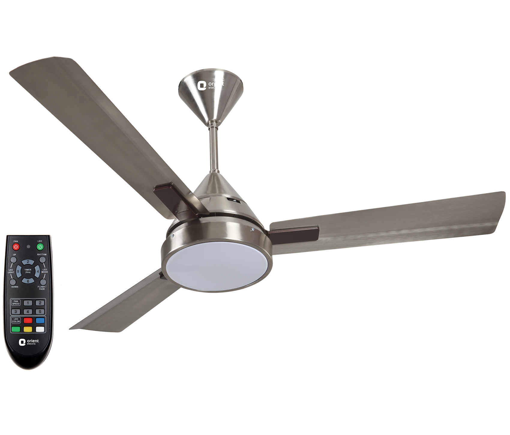 Buy Orient Spectra 320 RPM with Led Light Pewter Finish Ceiling Fan