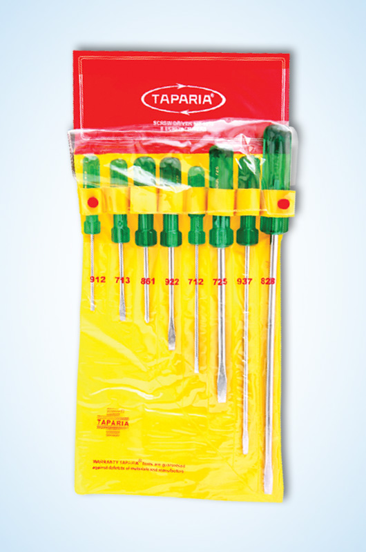 Buy Taparia Screw Driver Kits with Hanging Pouch 8 Pcs. 1013 Online in