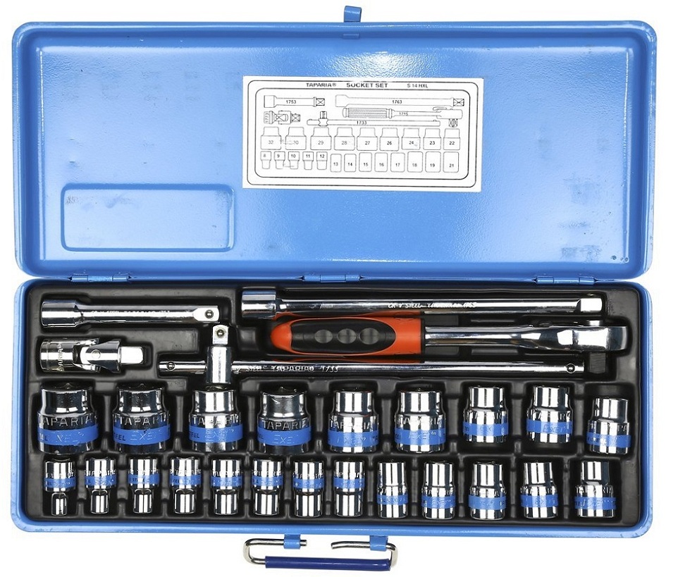 Buy Taparia 27 Pcs. Square Drive Hex Socket Set S11H X L Online in