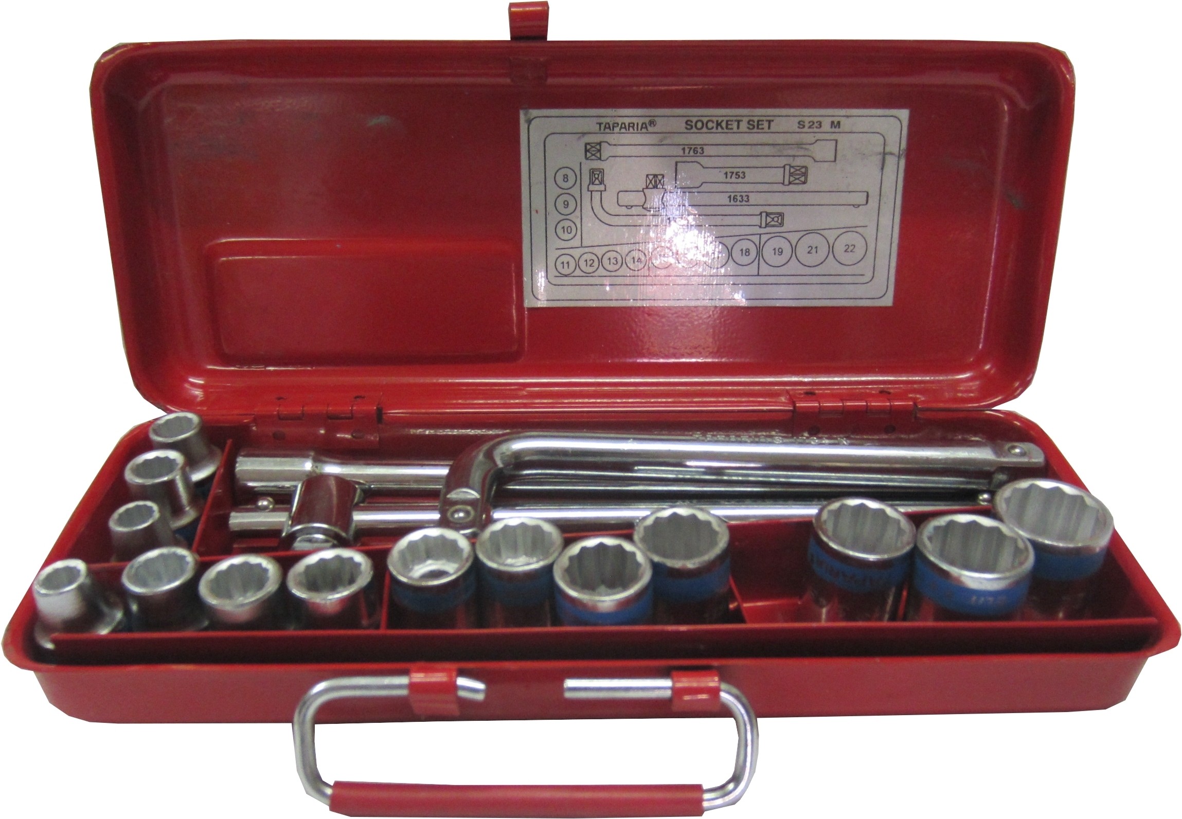 Buy Taparia 18 Pcs. Square Drive BiHex Socket Set S23M X L Online in