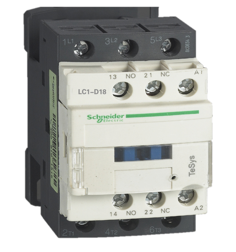 Buy Schneider LC1D25 25 A 3 Phase AC Contactor 1 NO + 1 NC Online in