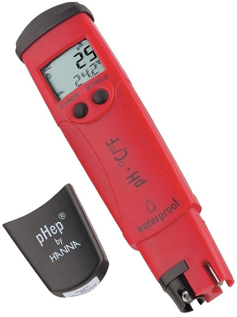 Buy Hanna Digital pH/Temperature Meter 2 16 pH HI98127 Online in