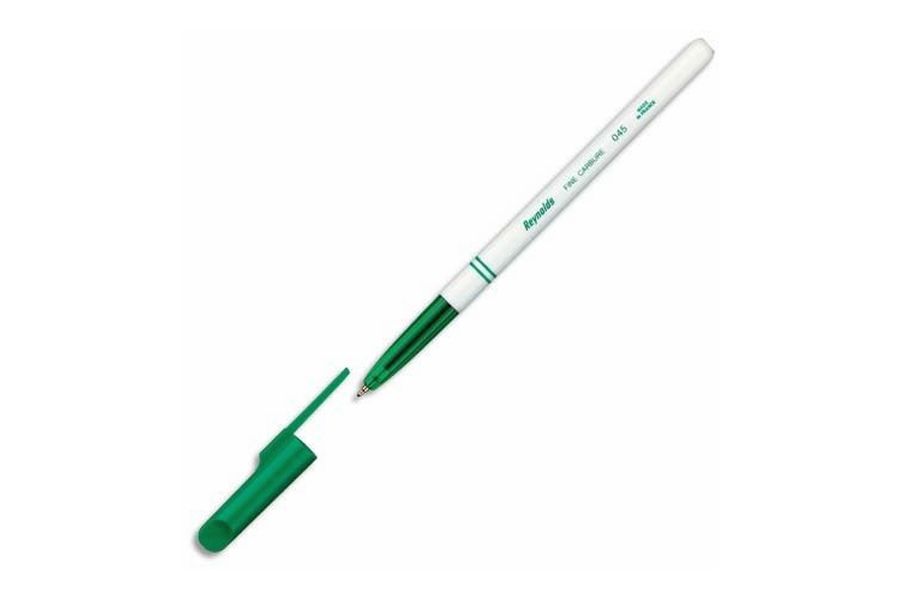 Buy Reynolds 045 Fine Carbure Ball Pen Pack of 10 Green Online in India
