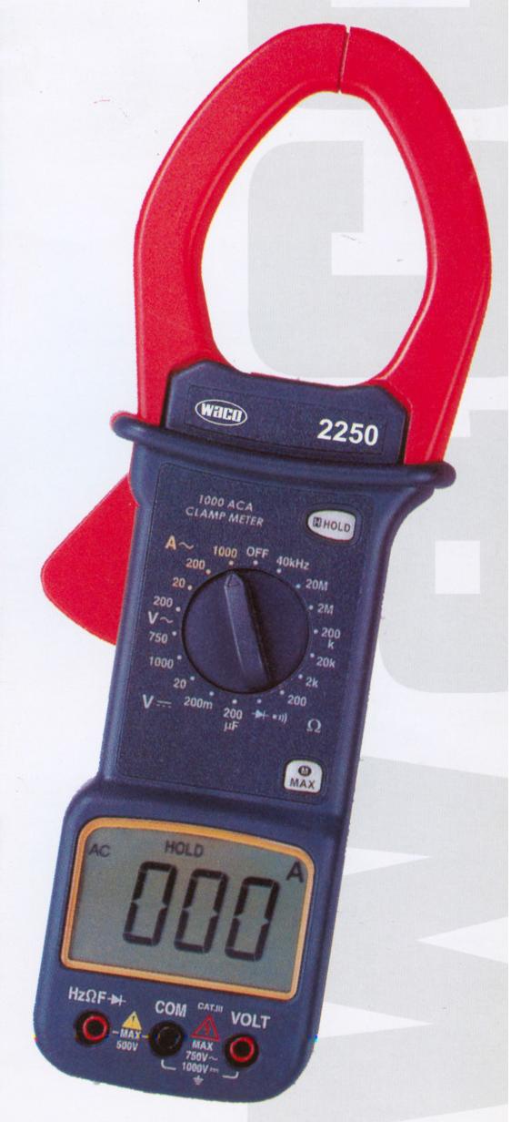 Buy Waco Digital Clamp Meter 200 mV1000 V WACO 2250 Online in India at