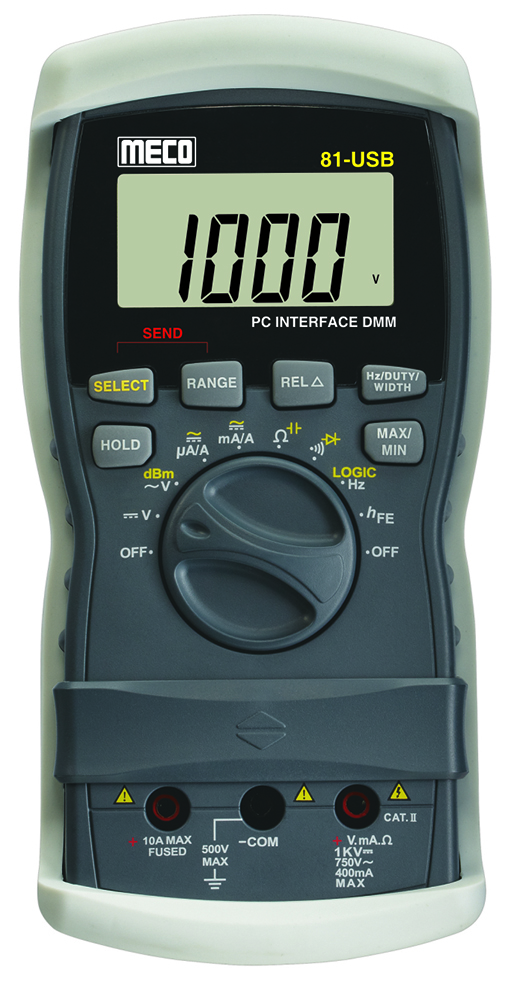 Buy Meco 81USB Digital Multimeter (AC Voltage Range 400mV to 750V
