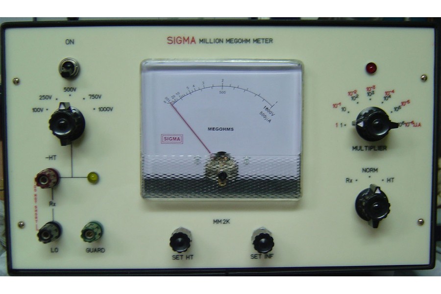 Buy Sigma Million Megohm Meter 1 mega ohm to 10 million mega ohm in six