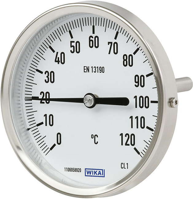 Buy Wika A52.100 Range 0500? Bottom Temperature Gauge Online in India