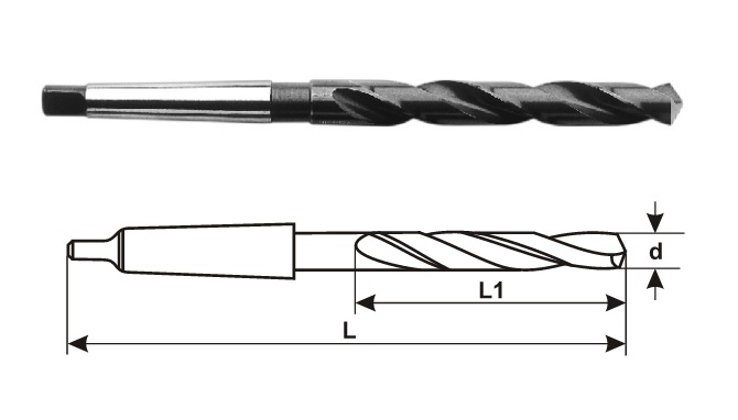 14.5 mm Taper Shank Twist Drill 