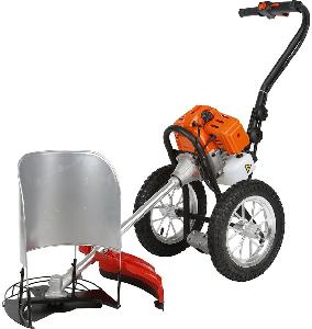 Buy Gt Shakti 52cc Heavy Duty Hand Push Petrol Brush Cutter With Wheels Online In India At Best Prices