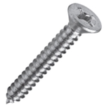 Apl Stainless Steel Csk Head Self Tapping Screw (Dia 14.00 Mm, Length 38 Mm) Aisi 304